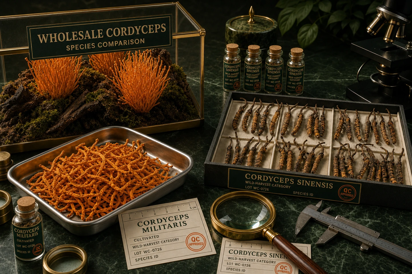 Cordyceps militaris vs sinensis: a Wholesale Procurement Guide - professional Cordyceps wholesale visual