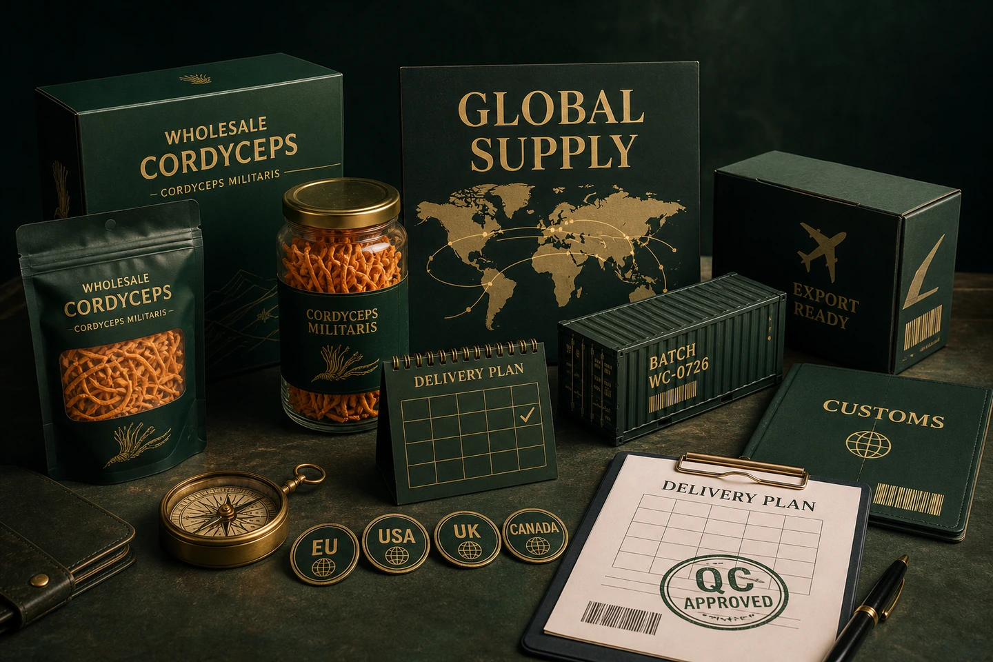 International Supply Planning for a Cordyceps Catalog - professional Cordyceps wholesale visual