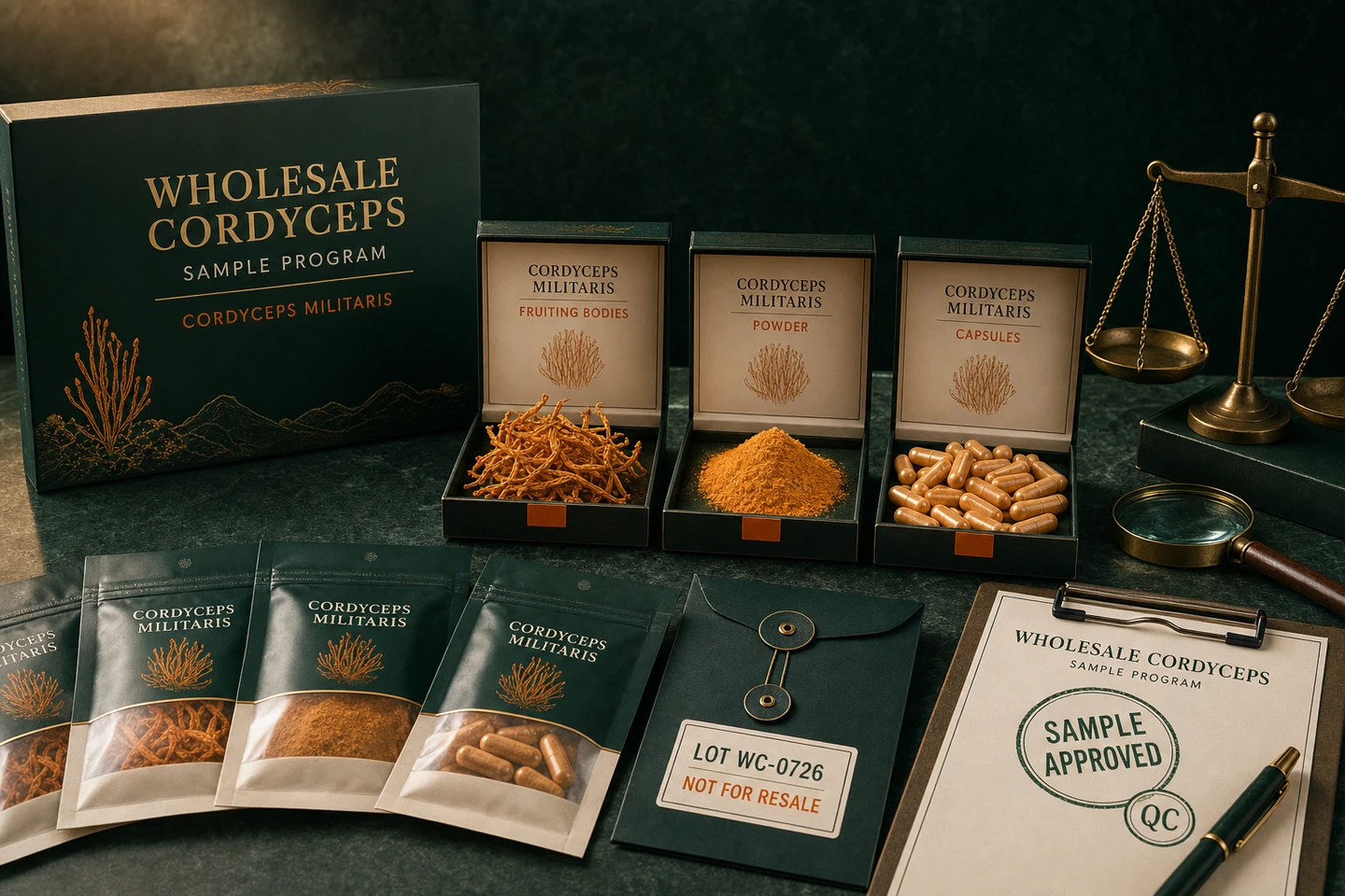 Sample Programs for Cordyceps Wholesale Buyers - professional Cordyceps wholesale visual